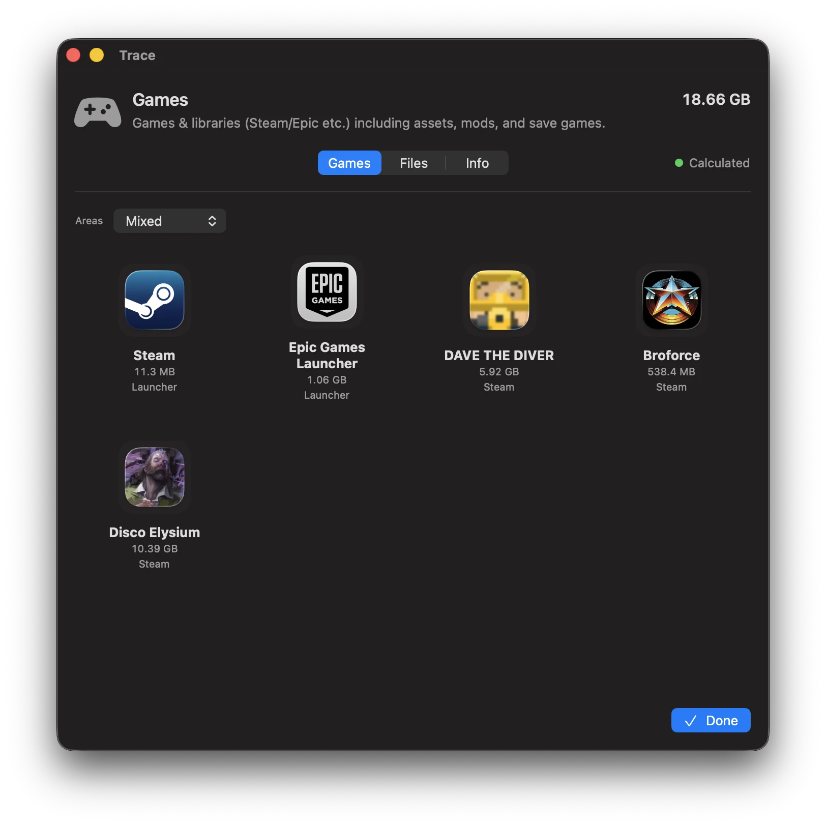 Manage games