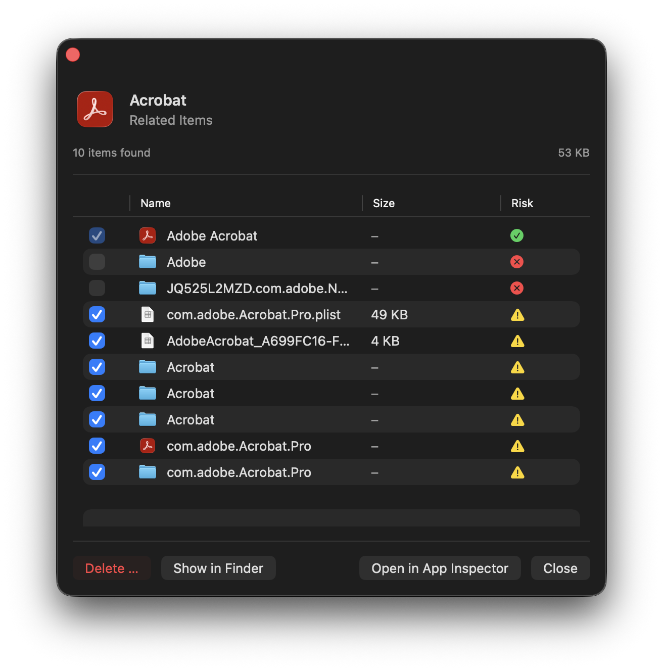 Screenshot: TraceAgent