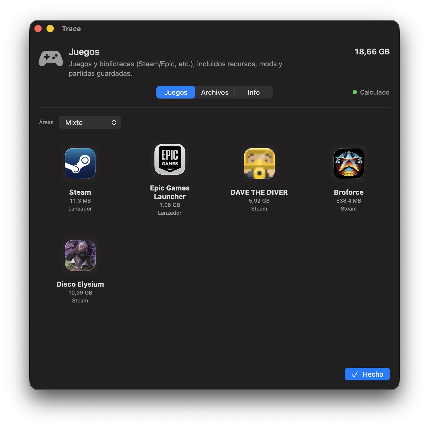 Gestionar juegos